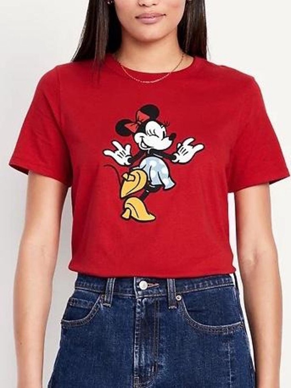 Old Navy Red Minnie Mouse Tee